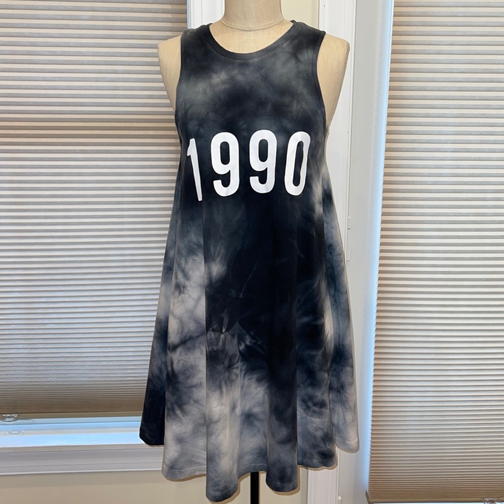 ASOS 1990 Graphic Tie Dye Tank Dress